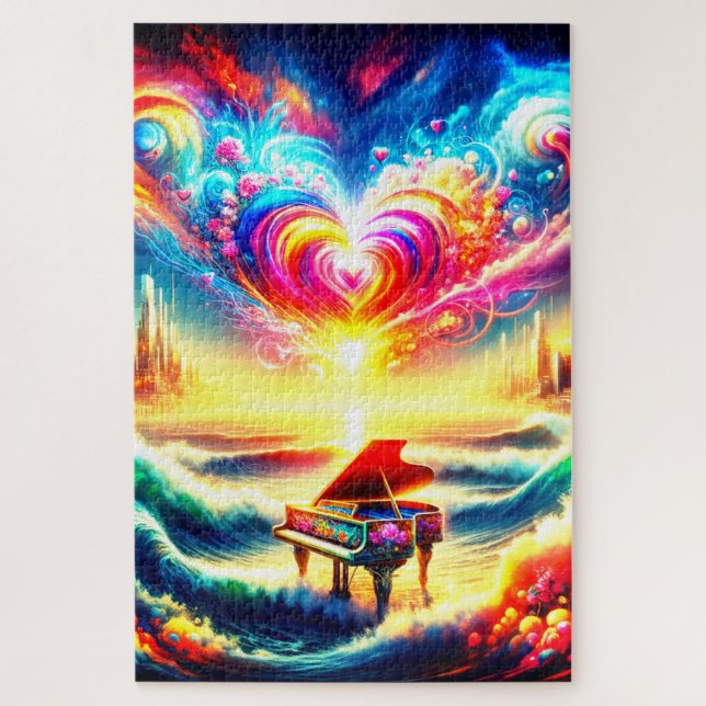 Puzzle Piano Art (Vertical)