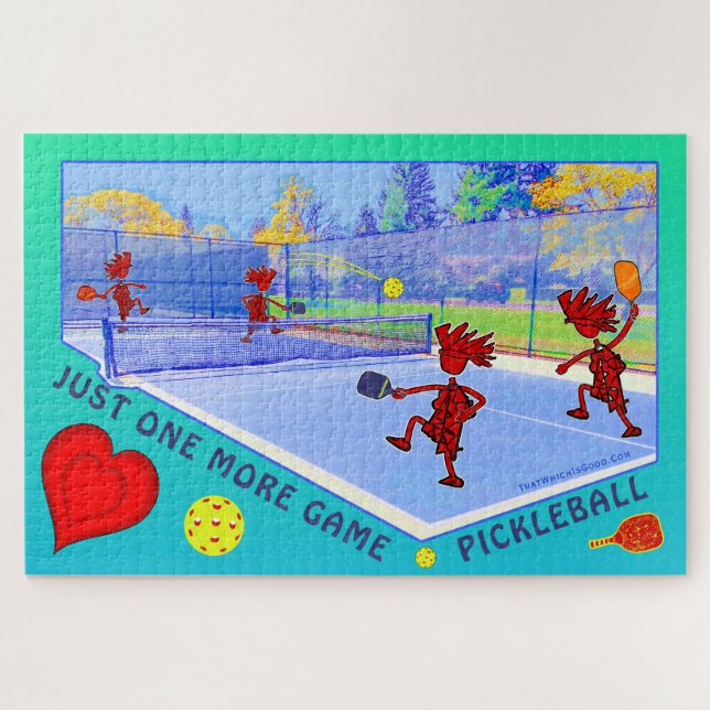 Puzzle PICKLEBALL Juste Un Jeu De Plus (Horizontal)