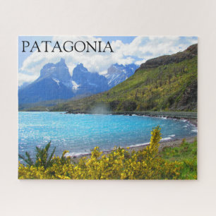 Puzzle pics du lac de la Patagonie