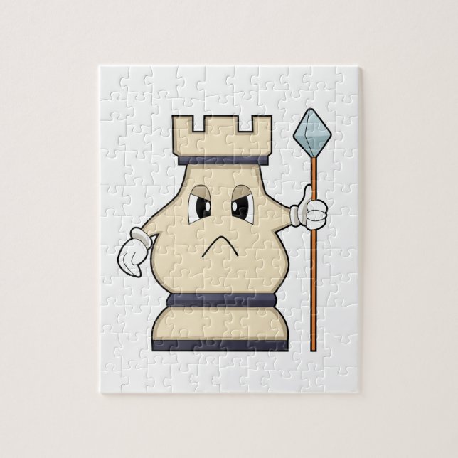 Puzzle Pièce d'échecs Rook à Chess.PNG (Vertical)