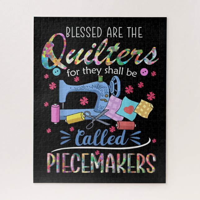 Puzzle Piecemakers Piecemakers Quilting Couture Cadeau (Vertical)