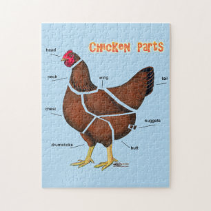 Puzzle Pièces de poulet