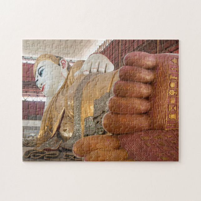 Puzzle Pieds de statue de Bouddha (Horizontal)