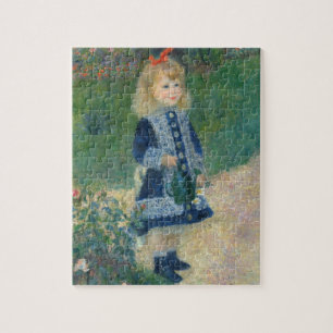 Puzzle Pierre A Renoir   Une fille avec une canne d'arros