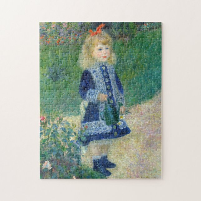 Puzzle Pierre-Auguste Renoir - A Girl with a Watering Can (Vertical)