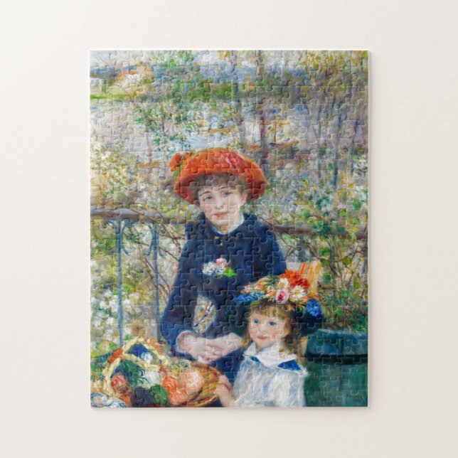 Puzzle Pierre-Auguste Renoir - Deux soeurs sur la terrass (Vertical)