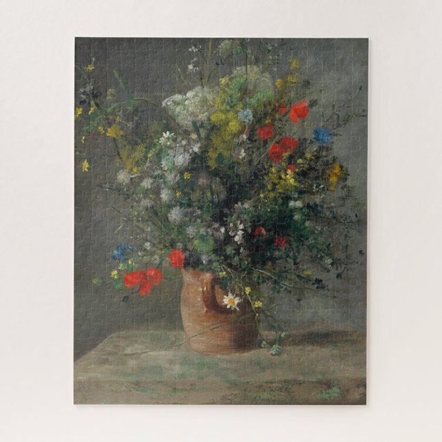 Puzzle Pierre-Auguste Renoir - Fleurs dans un Vase 1866 (Vertical)