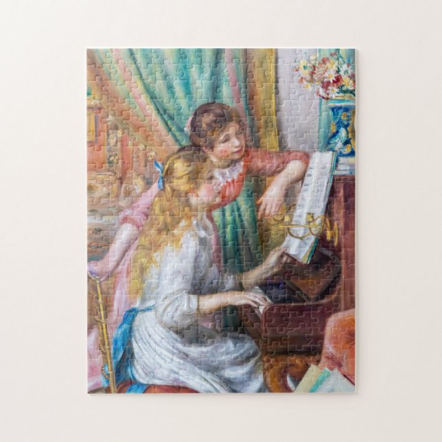 Puzzle Pierre Auguste Renoir - Jeunes filles au piano (Vertical)