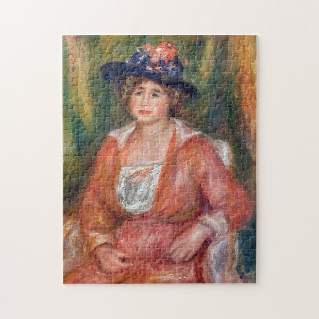 Puzzle Pierre-Auguste Renoir - Portrait d'une femme assis (Vertical)