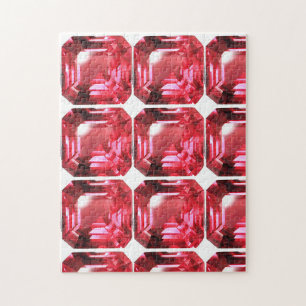 Puzzle Pierre rose rubis