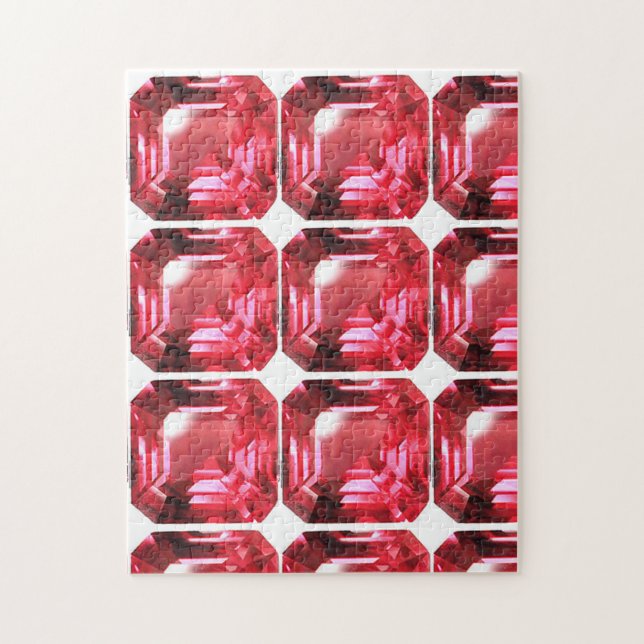 Puzzle Pierre rose rubis (Vertical)