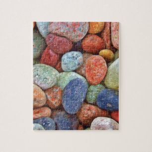 Puzzle Pierres colorées, rochers
