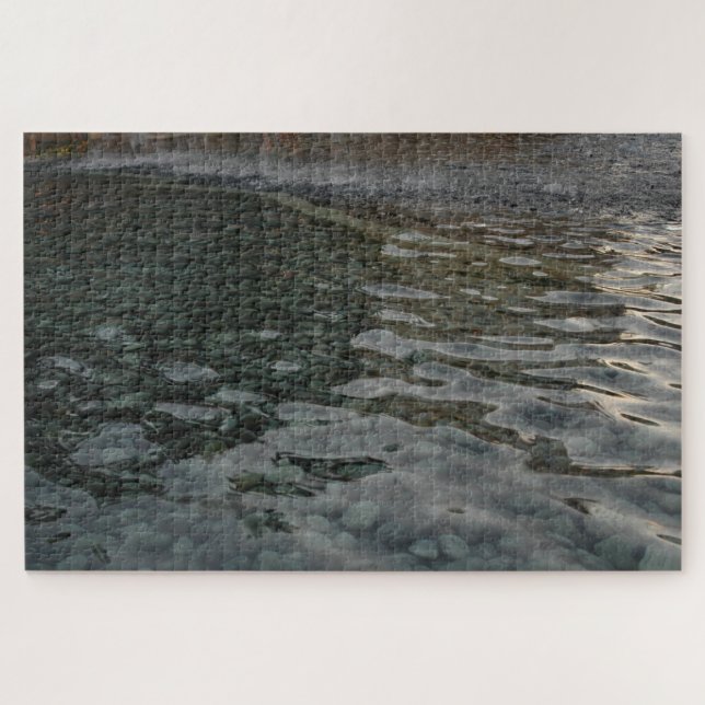 Puzzle Pierres douces dans la série d'eau ondulée, photo  (Horizontal)