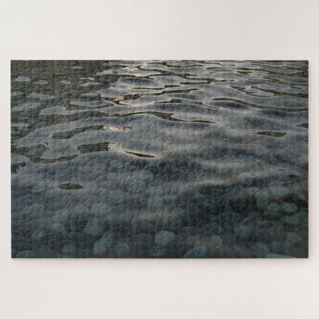 Puzzle Pierres douces dans la série d'eau ondulée, photo  (Horizontal)