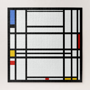 Puzzle Piet Mondrian, Grande Composition 10