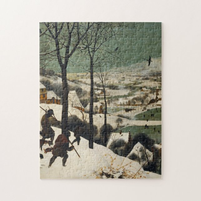 Puzzle Pieter Bruegel L'Ancien - Chasseurs Dans La Neige (Vertical)