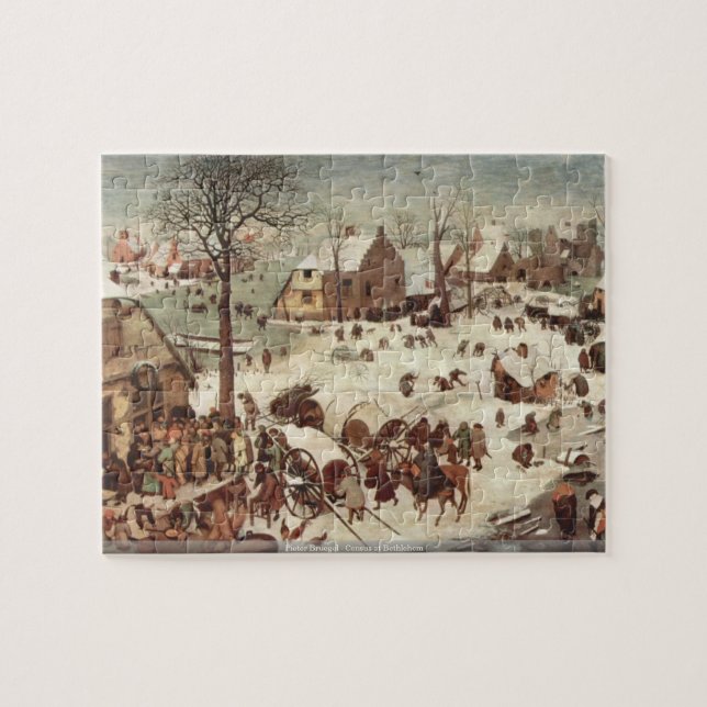 Puzzle Pieter Bruegel - recensement à Bethlehem (Horizontal)