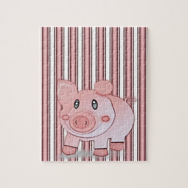 Puzzle Pig (Vertical)