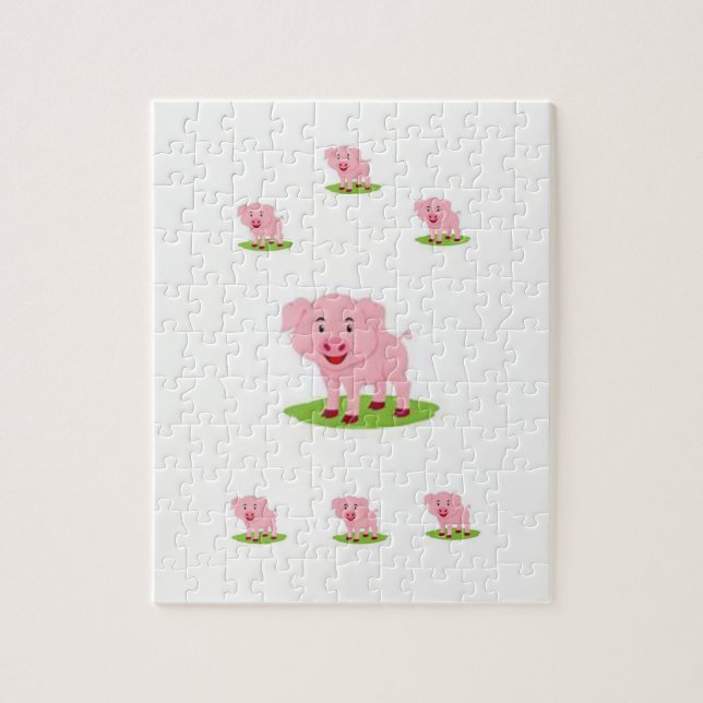 Puzzle Pig (Vertical)