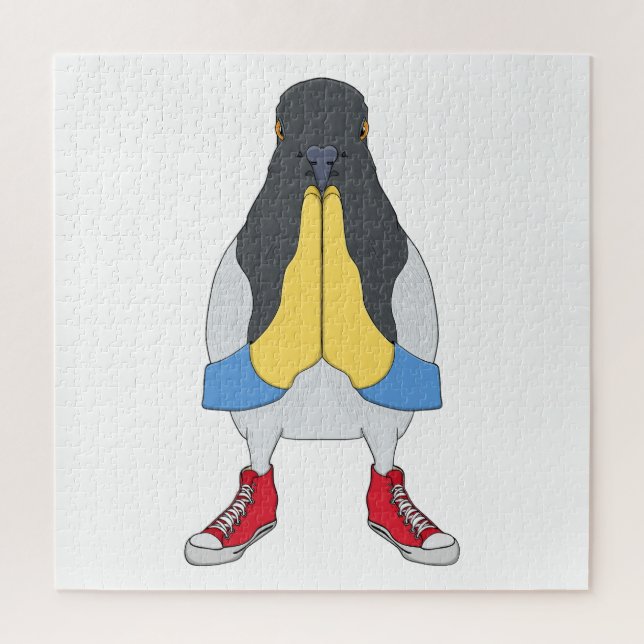 Puzzle Pigeon avec chaussures (Vertical)