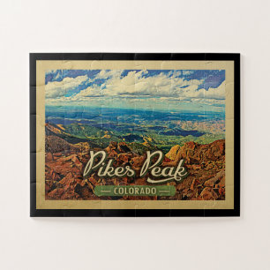 Puzzle Pikes Peak Colorado Vintage voyage