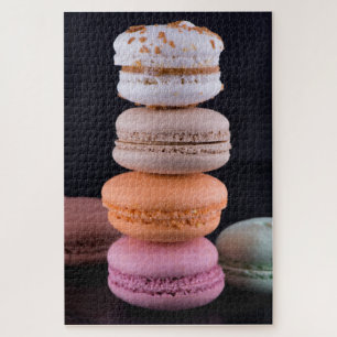 Puzzle Pile coloré de macarons français