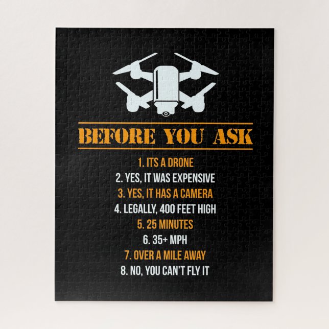 Puzzle Pilote de Before You Ask (Vertical)