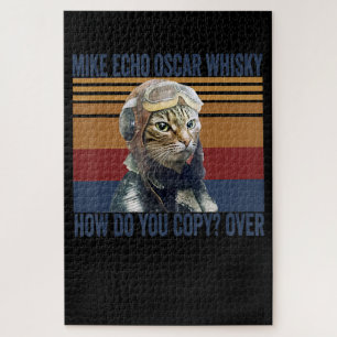 Puzzle Pilote de chat Mike Echo Oscar Whisky Costume cade