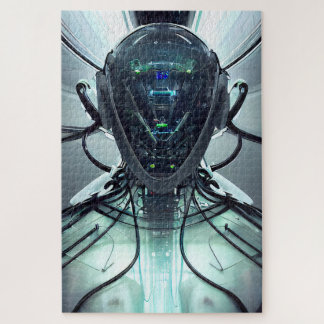 Puzzle Pilote de combat Cyber Droid Sci-Fi