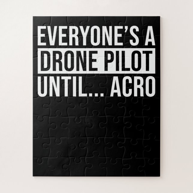 Puzzle Pilote de drone de tous jusqu'à Acro Drôle Quadcop (Vertical)