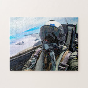 Puzzle PILOTE SUPER HORNET F/A-18E (11x14 POUCES)
