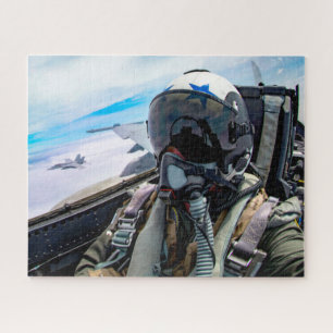 Puzzle PILOTE SUPER HORNET F/A-18E (16 x 20 POUCES)