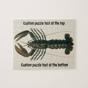 Puzzle Pinces de homard Vie marine océanique vintage Crus
