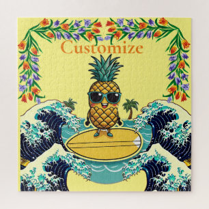 Puzzle Pineappa Surfer Dirige Une Vague Thunder_Cove