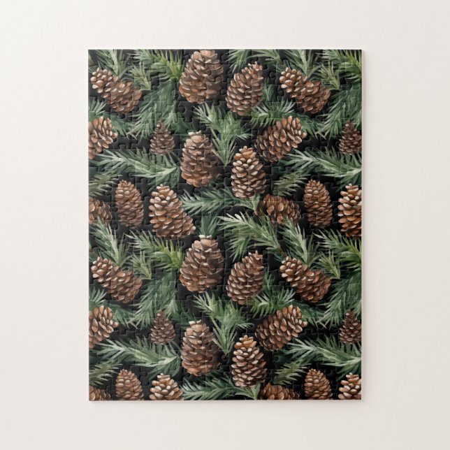 Puzzle Pinecones (Vertical)