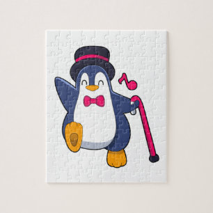 Puzzle Pingouin en Groom avec Cravate