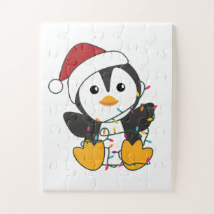 Puzzle Pingouin Noël Neige Animaux d'hiver Pingouins