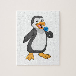 Puzzle Pingouin with Lollipop