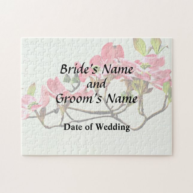 Puzzle Pink Dogwood Wedding Products (Horizontal)