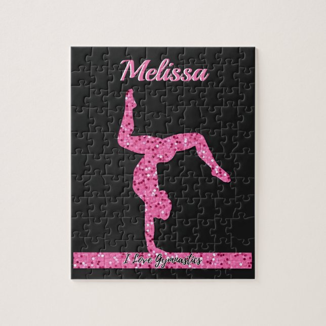 Puzzle Pink Gymnastique Fille Éperche Balancier (Vertical)