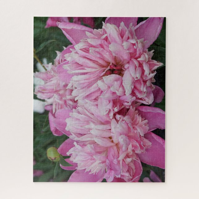 Puzzle Pink Peonies (Vertical)