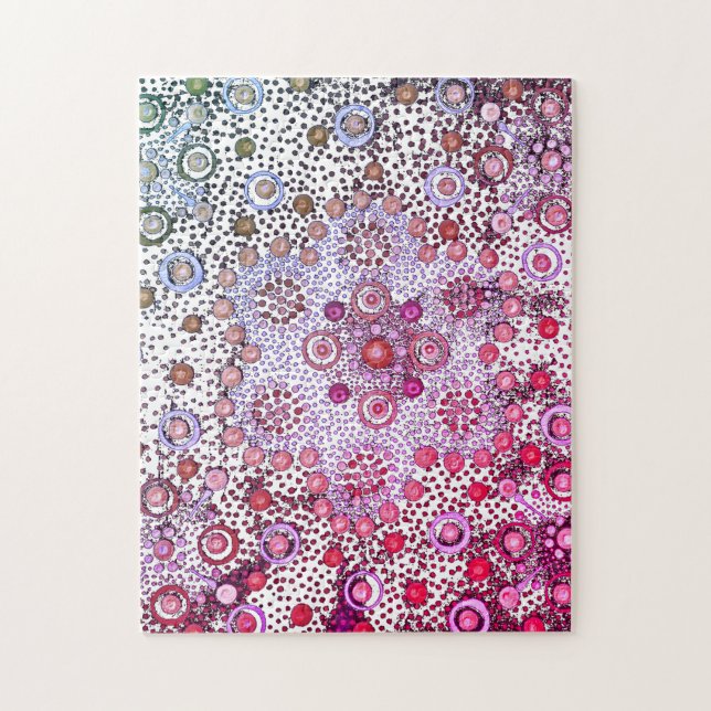 Puzzle Pink summer berries (Vertical)