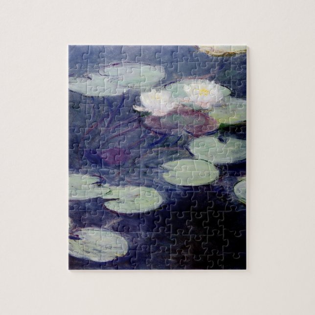 Puzzle Pink Water-Lilies : 1897-99 par Monet (Vertical)