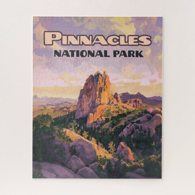 Puzzle Pinnacles National Park Buttes Californie (Vertical)