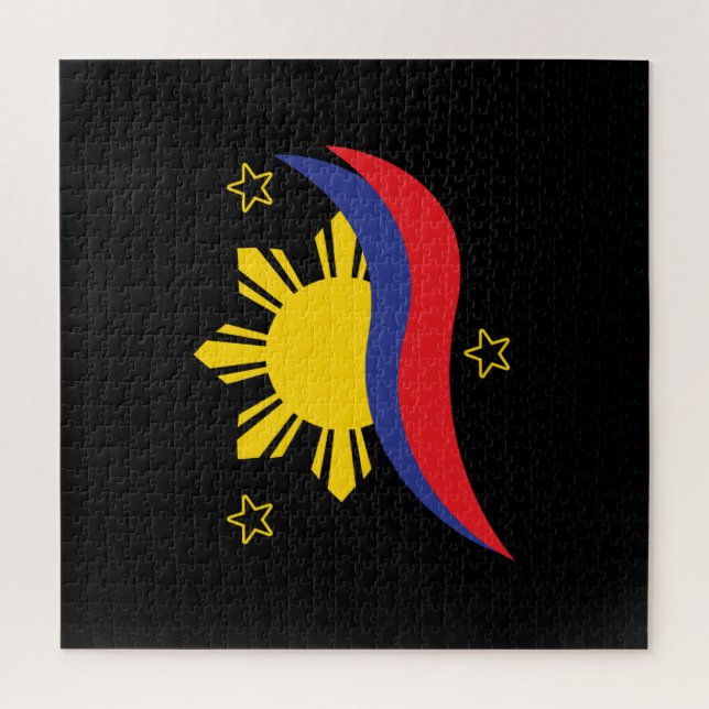Puzzle Pinoy Flag (Vertical)