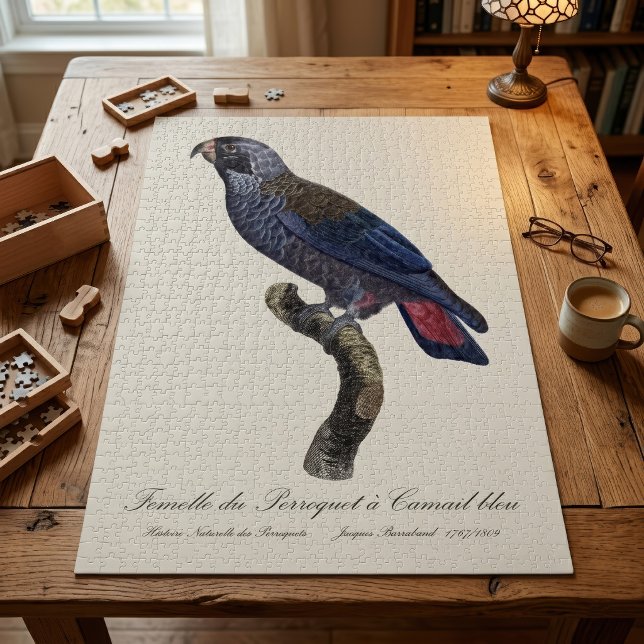 Puzzle Pionus sombre, Pionus fuscus (Dusky Parrot or Dusky Pionus, Pionus fuscus. Jigsaw Puzzle)