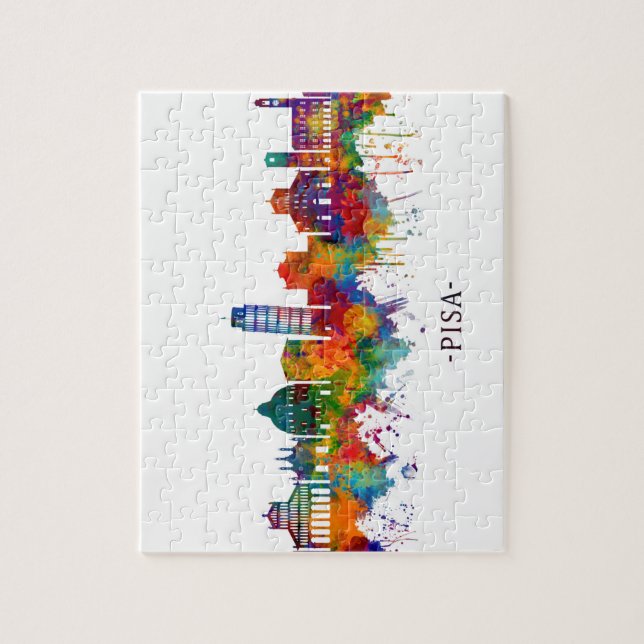 Puzzle Pise Italie Skyline (Vertical)