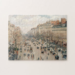 Puzzle Pissarro - Boulevard Montmartre, soleil d'après-mi