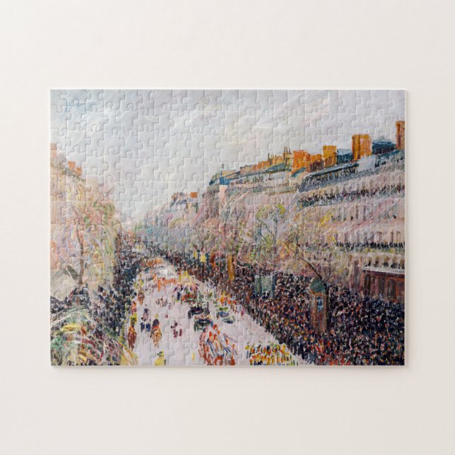 Puzzle Pissarro - Montmartre, Mardi Gras sur le boulevard (Horizontal)