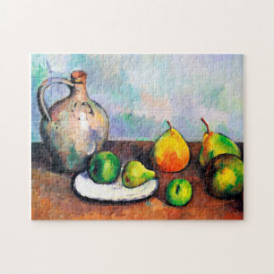 Puzzle Pitcher et Fruit, Paul Cezanne
